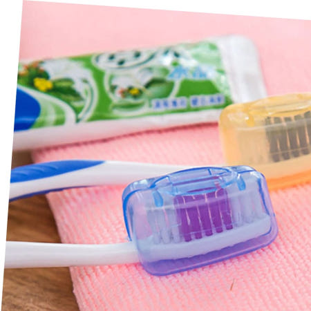 다데 여행용 캠핑 칫솔 보호 커버 캡 위생캡 5P RD-10269