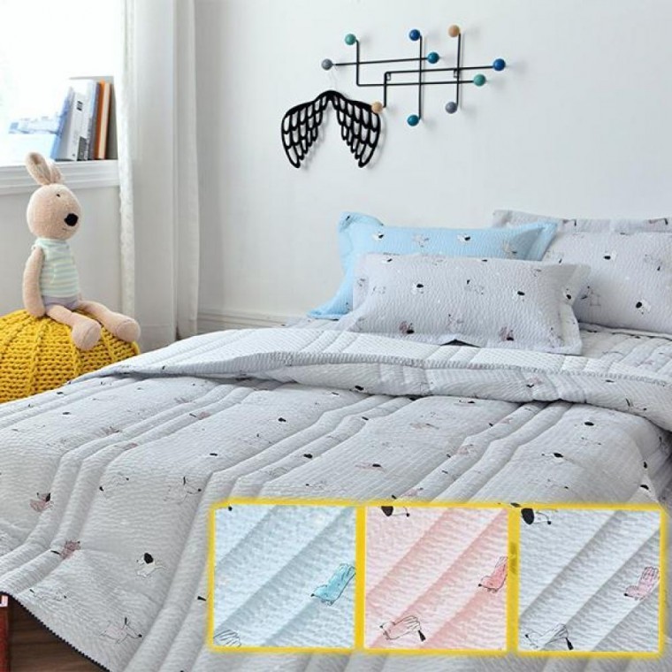 지니몰 침구 여름 40x60 쿨베개 시어서커 3컬러 해피 이불세트 베개커버