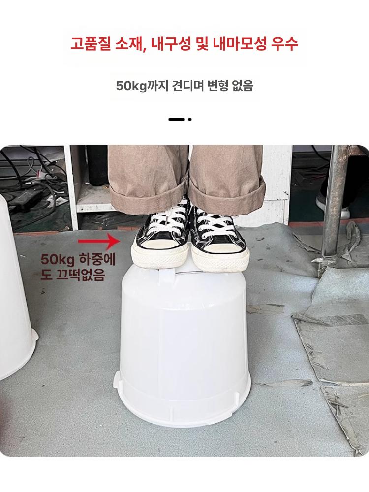 얼지않는 닭물통 가열 야외 식수 모이통 열선 보온물그릇 두꺼운 4L 3.0kg 가열없음 - 상세 이미지 5