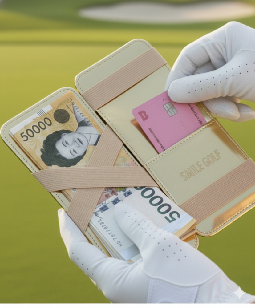 골드바 라운딩 골프지갑 머니클립 내기 골프 요술지갑 상품 이미지