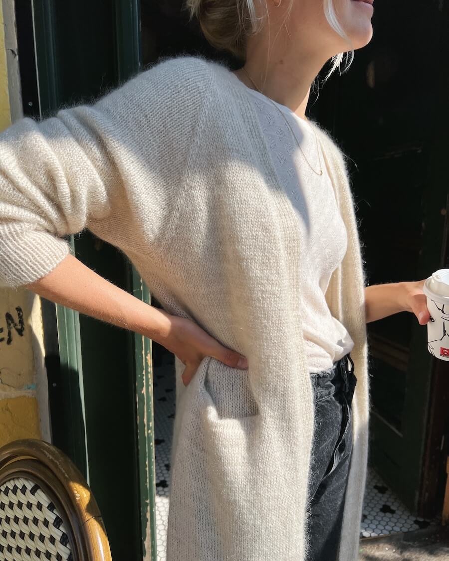 [쁘띠니트 원작실 패키지] 노프릴즈 가디건 (틴피어긴트+틴실크모헤어) - 상세 이미지 5