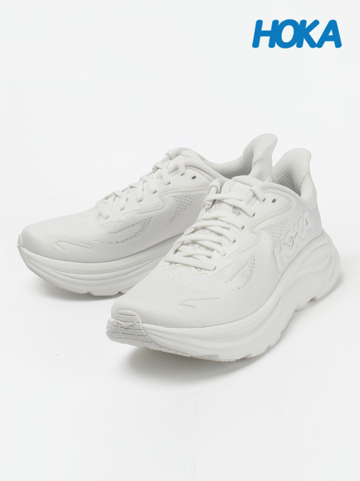 호카 운동화 클리프톤10 여성 런닝화 화이트 1162031-WWH