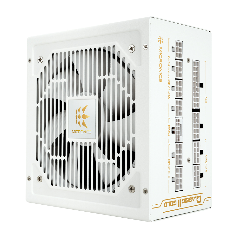 마이크로닉스 Classic II 850W 80PLUS GOLD 풀모듈러 ATX 3.1 (PCIE5.1) 화이트 - 상세 이미지 3