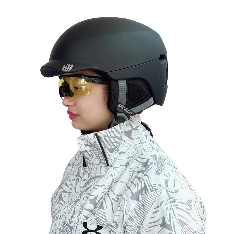 스노우보드 대두헬멧 초대형 3XL 흡수 부상 충격 무광블랙 2XL XL63-66cm - 상품 이미지