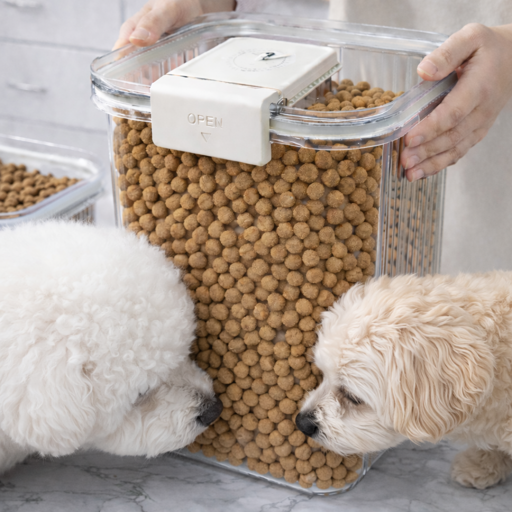 댕그래 강아지 고양이 진공사료통 15L 2개 - 상세 이미지 5