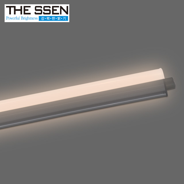 900mm 더쎈 LED T3 슬림 간접 조명 2핀 호환 간접 일자등 14W, 주백색 - 상품 이미지
