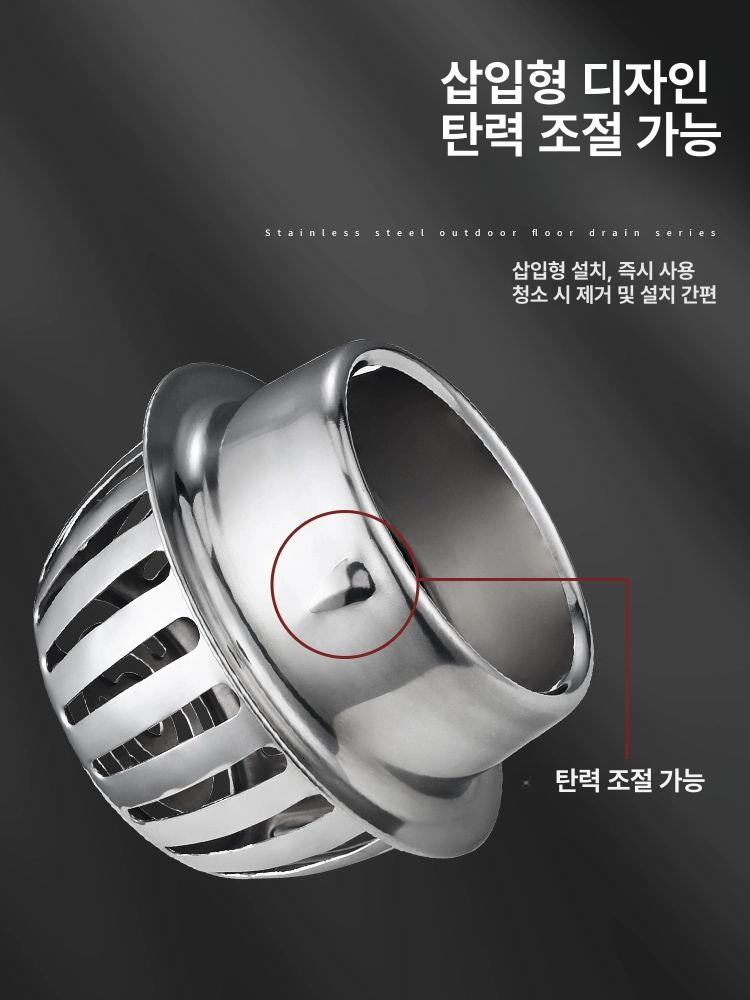 루프드레인 옥상 지붕 배수구 스테인리스 빗물받이 - 상세 이미지 3