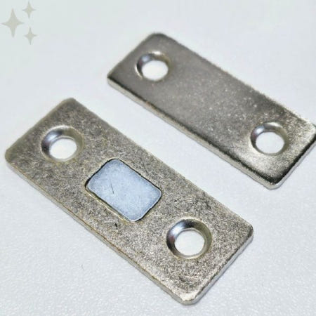 문짝 여닫이 고정 금속 자력 부착 구멍 없이 설치 가능한 문 고정 장치 잠금