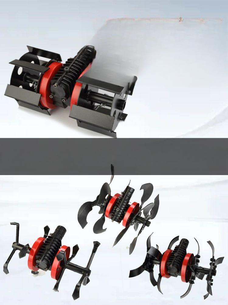 예초기로타리 관리기 26mm 북날 구굴 24mm 호잉휠 고출력 토양 이완 휠 이완깊이약10 20cm - 상품 이미지
