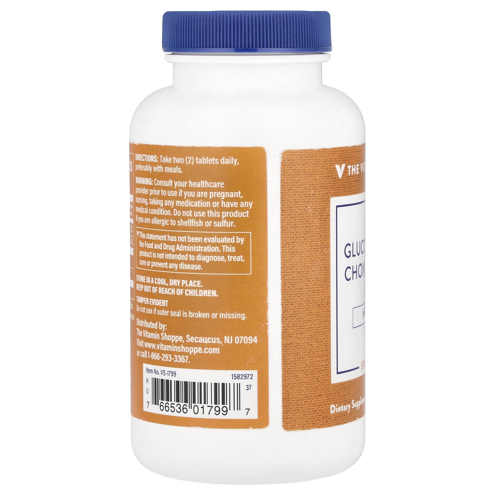 더비타민샵 글루코사민 콘드로이친 1500mg 2KCl 콘드로이틴 120정, 2개 - 상세 이미지 3