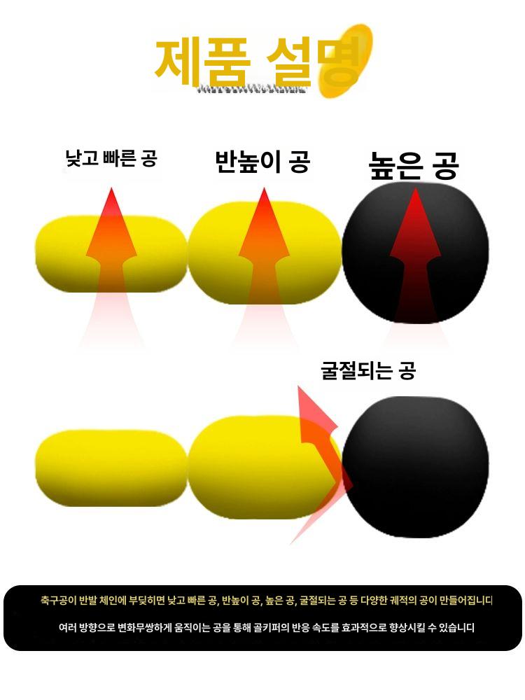 골키퍼 네트 바운스 반사신경 훈련 슛팅 연습 연습용 골키퍼 트레이닝 물주머니2개포함 B - 상세 이미지 2