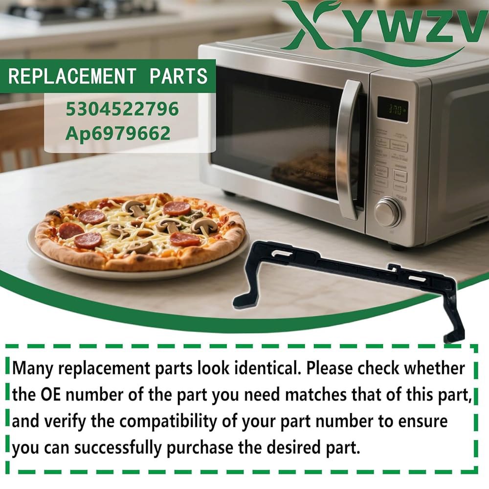 5304522796 전자레인지 도어 래치 일렉트로룩스, 교체 프리지데어, 켈빈네이터, 깁슨, 웨스팅하우스, 전자레인지에 및 시어스/켄모어 기타 적합, Ap6979662 - 상세 이미지 2