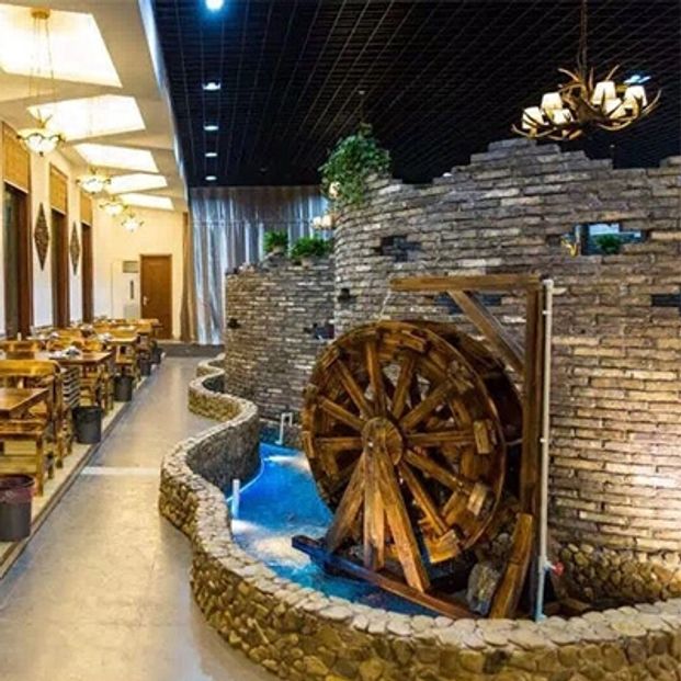 물레방아 조경 인테리어 대형물레방아 장식 연못분수 소품 연못 정원 미니분수대 인테리어분수