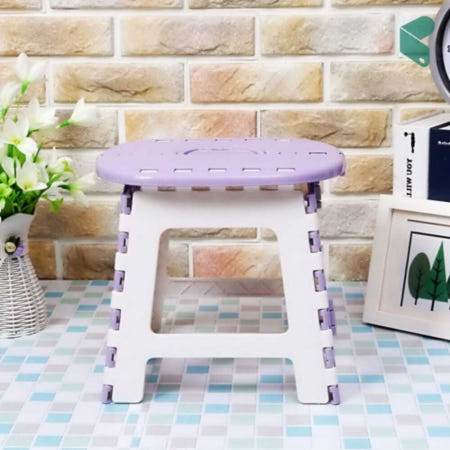 접이식 의자 스툴스 타원 S 퍼플 휴대용 욕실 낚시 간이 의자 커머스픽201