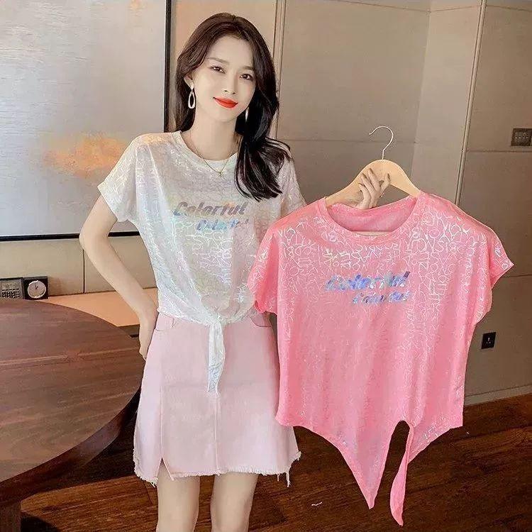 라인 댄스복 상의 여성 커피색 라틴댄스복 라틴 모던댄스 댄스티 - 상품 이미지