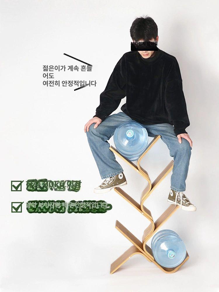 스탠딩 책장 정리함 수납함 디자인 인테리어 북유럽 - 상세 이미지 3