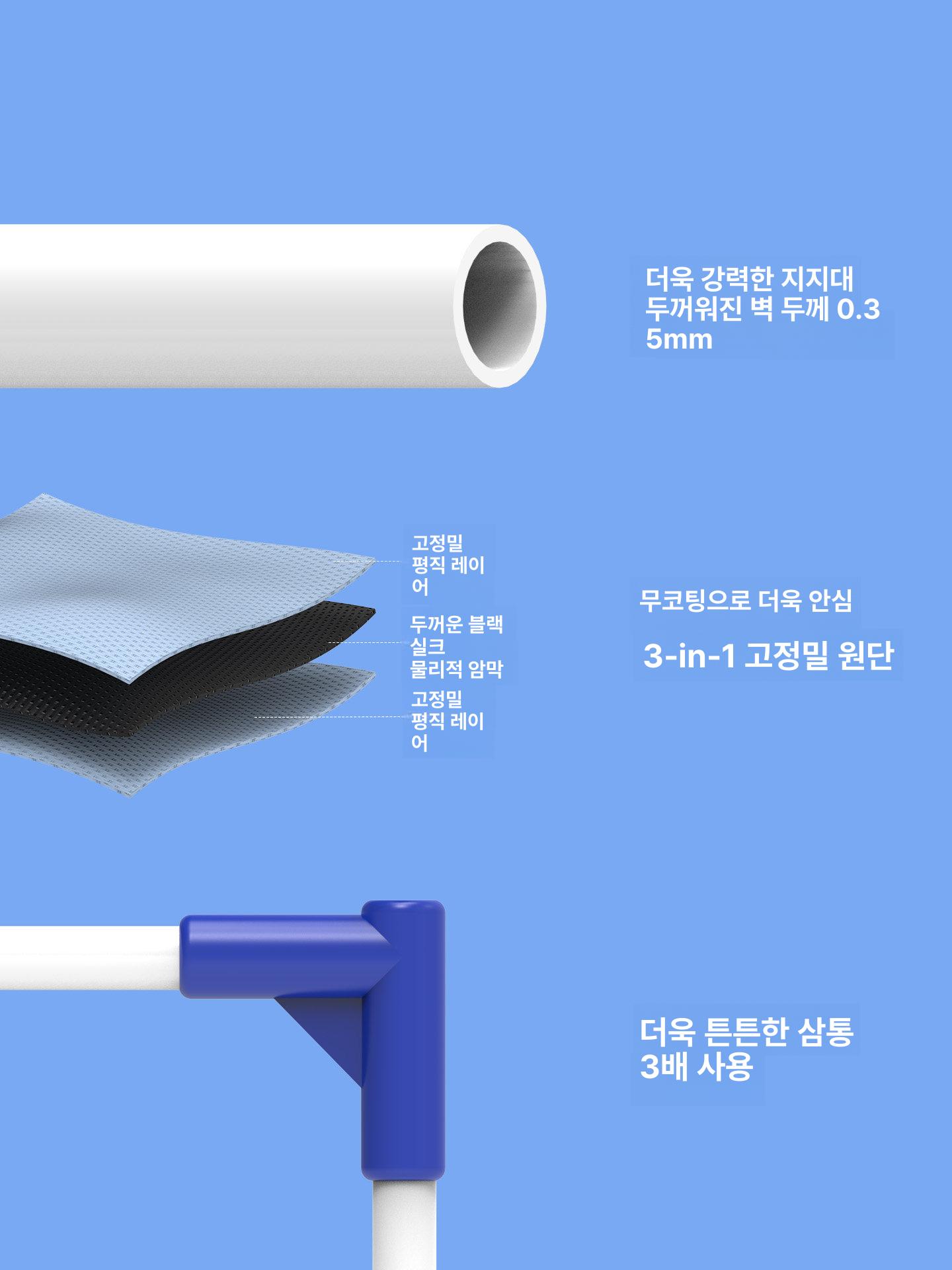 기숙사난방텐트 침대 사각 암막 실내 방한텐트 일체형 보온 방한 수면 원터치 싱글 - 상세 이미지 5
