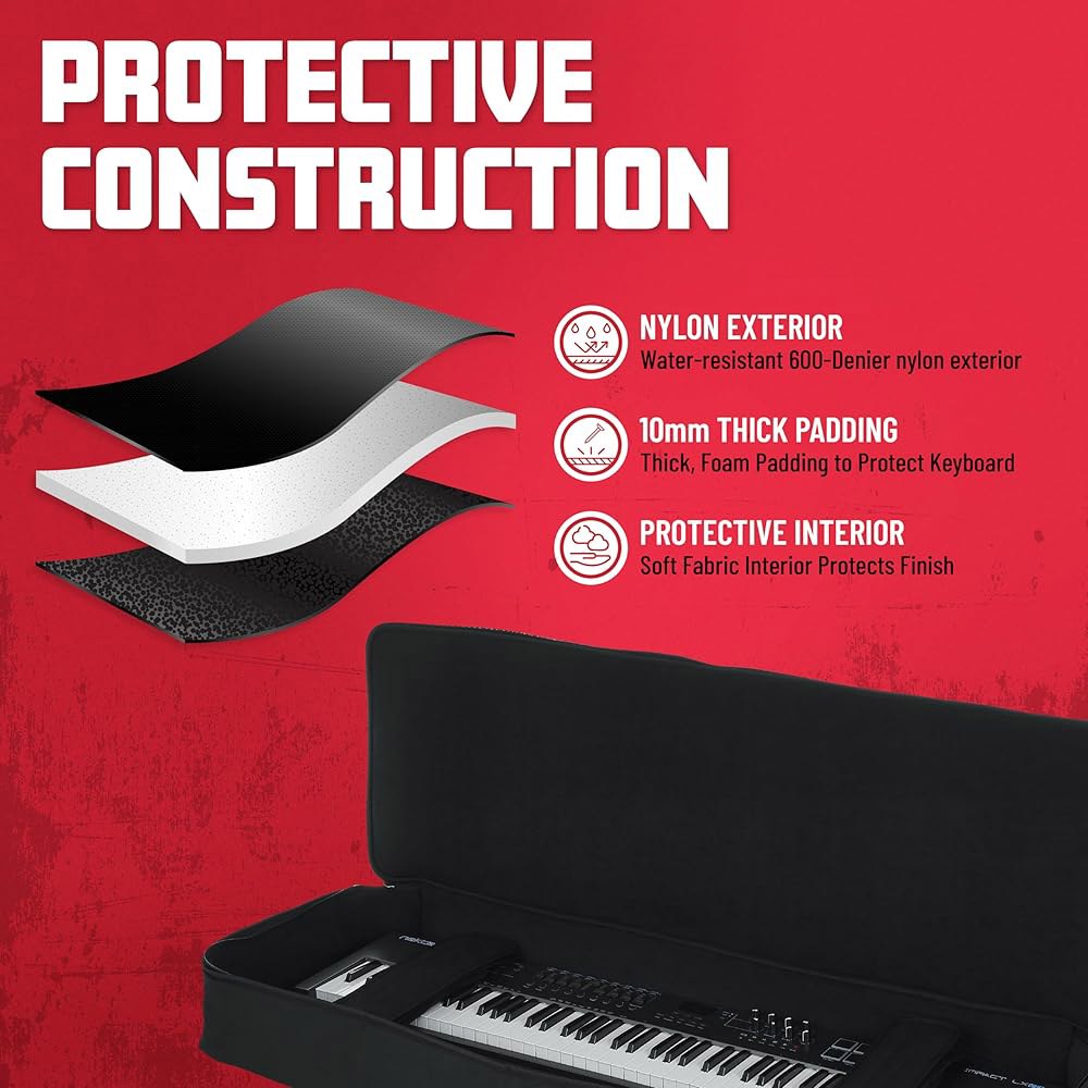 Gator GKB-76 키보드 기타 가방 49-Note 1 Keyboards - 상세 이미지 3