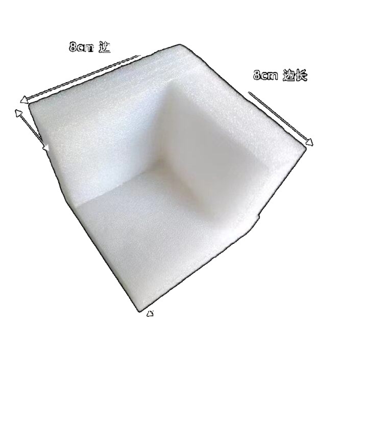 모서리 완충재 코너 보호 패드 충격 방지 포장재 직각 고무 보호용 소재 80x80x80-15mm (300개) - 상세 이미지 4