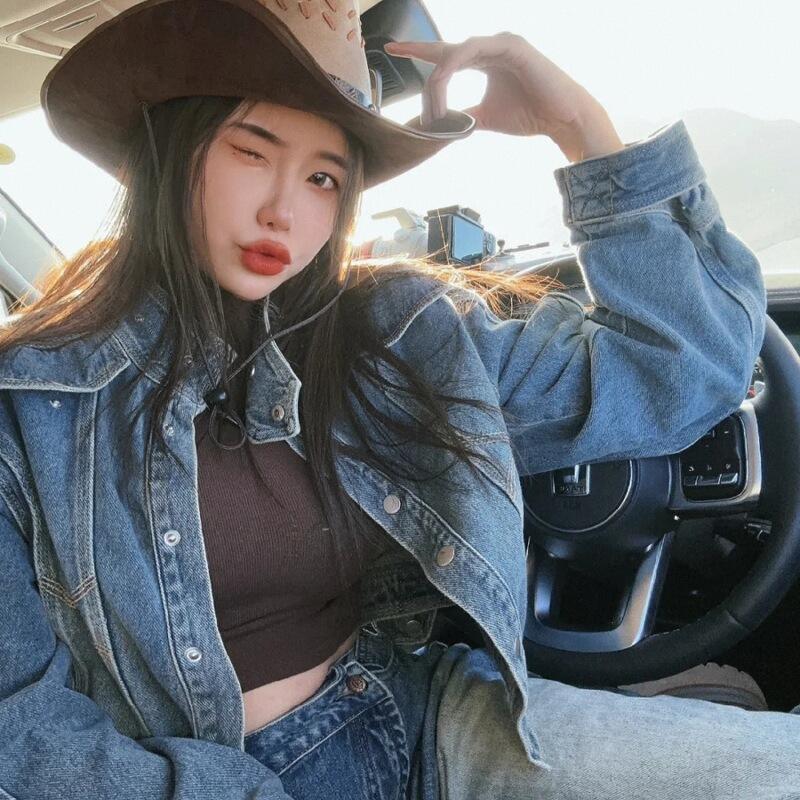 고급가죽 카우보이모자 초원 cowboy 서부 신사 사파리 버킷햇 모자 남자페도라 - 상세 이미지 2