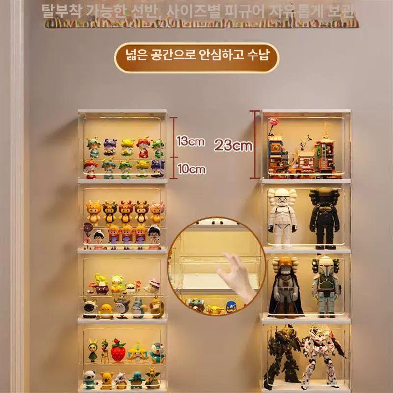 투명 아크릴 케이스 건담 피규어 장식장 쇼케이스 진열장 - 상세 이미지 3