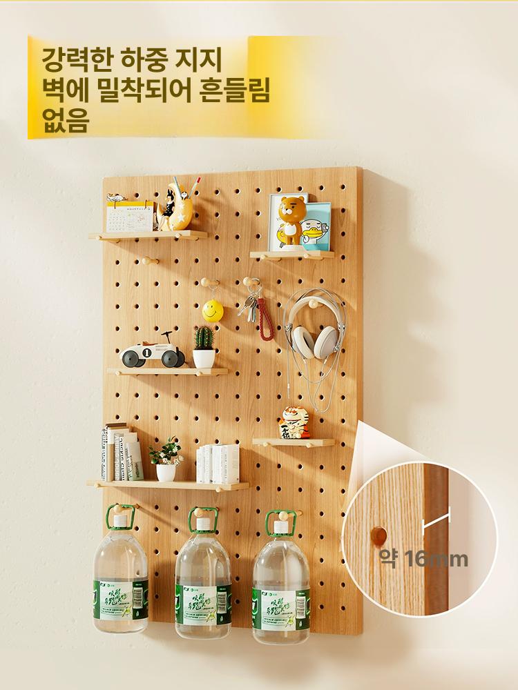 목재타공판 우드 장식 우드타공판 방음재 타공 방음벽 - 상세 이미지 4