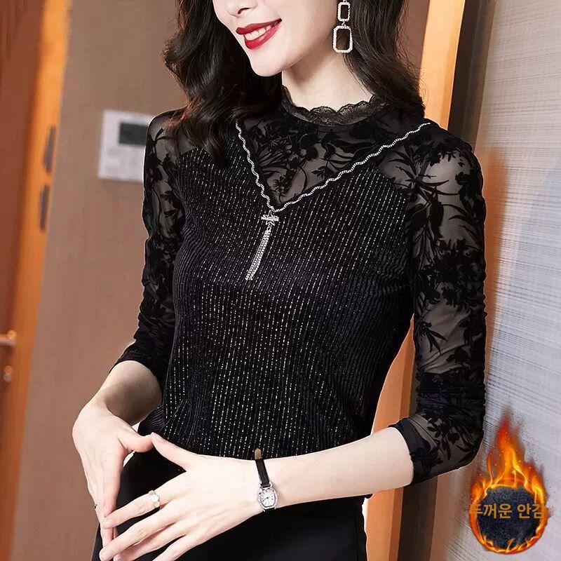 줌바 댄스복 여성 상의 공연복 긴팔 라틴 라인댄스 - 상세 이미지 2