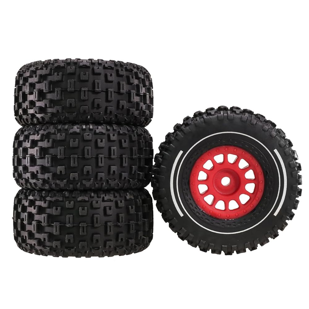 EONSMN 65Mm 타이어 MJX HG 14302 및 14211 1/14 자동차 14301 제어 기타 원격 (레드) 14303 Black - 상품 이미지