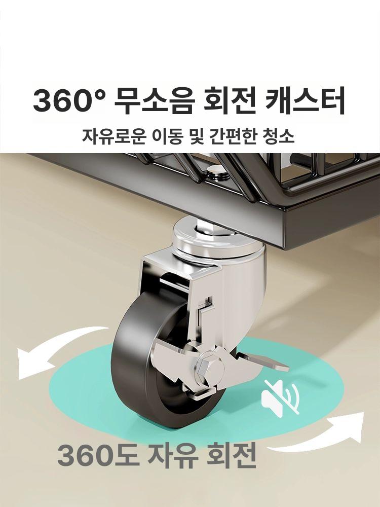 아크릴 계단형 원형 받침대 거치대 편의점 악세사리 투명 5단 블랙 대형 120 x 45x140 - 상세 이미지 5