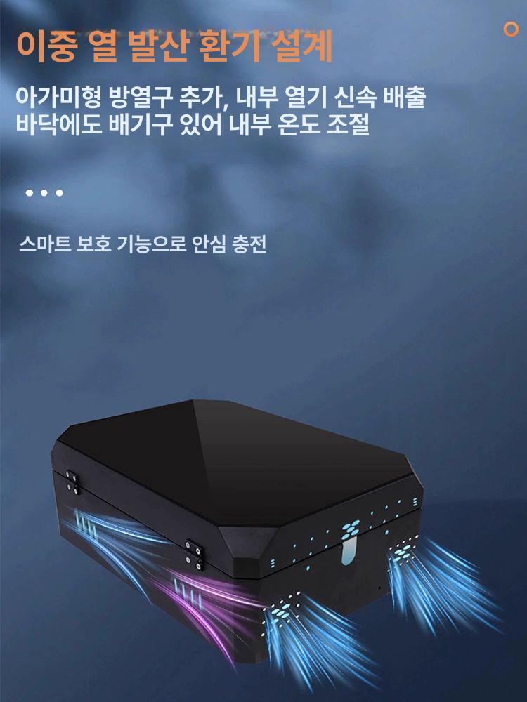 충전기 커버 캐노피 배전함 덮개 오토바이 충전 거치대 팔각형 바닥형 500 x 600x250 - 상세 이미지 3
