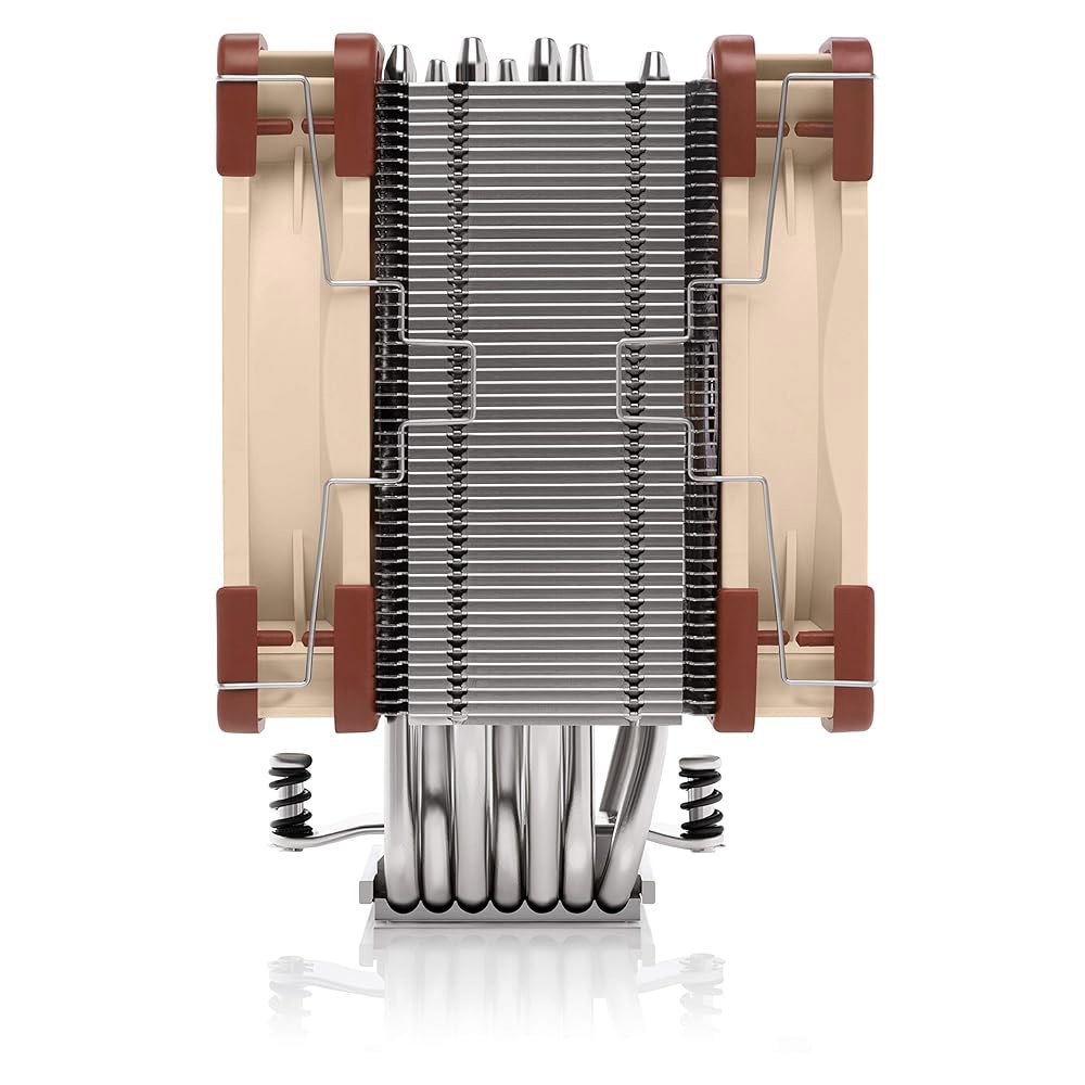 Noctua NH-U12A, 고성능 조용한 NF-A12x25 PWM 팬을 갖춘 프리미엄 CPU 쿨러(120mm, 갈색) - 상세 이미지 3