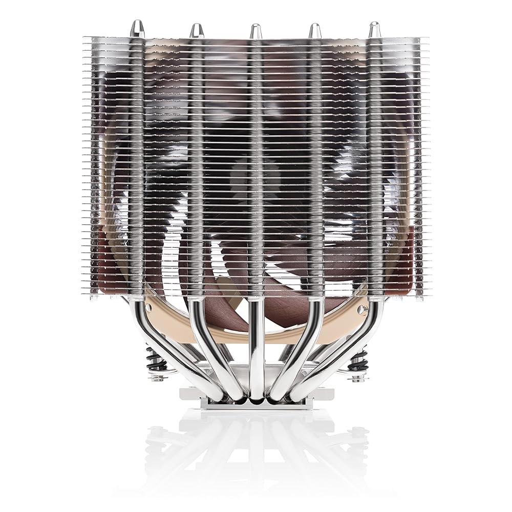 녹투아 NH-D12L, 저높이 듀얼 타워 CPU 쿨러(120mm, 갈색) - 상세 이미지 2