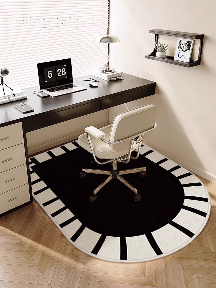 컴퓨터 책상 의자 매트 바닥보호 의자매트 긁힘방지 체어매트 러그 침실 바닥 장판 - 상품 이미지