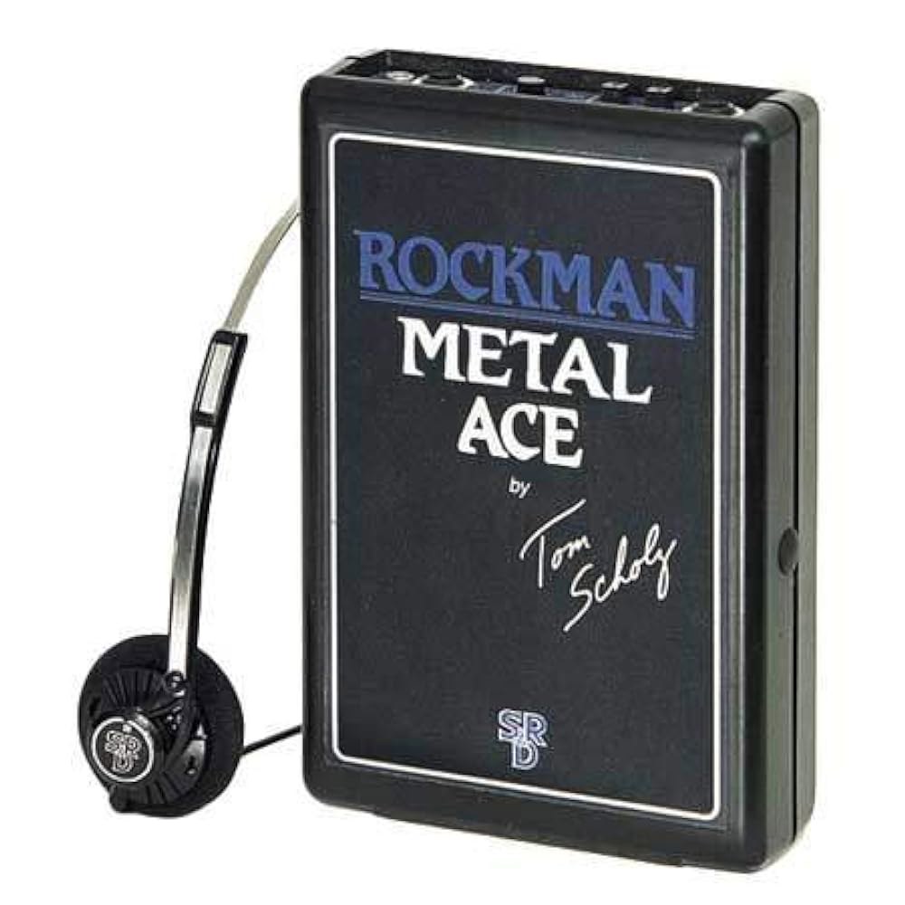 Jim Dunlop MA Rockman Metal Ace 5W 기타 헤드폰 앰프, 블랙 - 상품 이미지