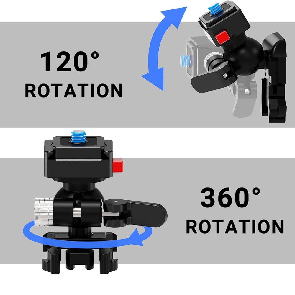 Insta 360 ACE Pro X5 호환 스포츠 X 17mm 버클 3S 나사 X2 액세서리 RS 헬멧 X3 카메라와 릴리즈 퀵 마운트 R 및 에이스/에이스 X4 기타 어댑터 스티 - 상세 이미지 3