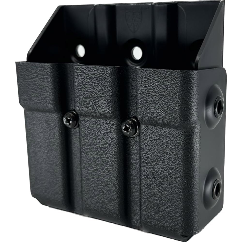 Zero9 Holsters 모델 4008 트리플 매거진 블랙 9/40 스타일 기타 테크 케이스/듀티 1 Black Basket Weave Moll - 상품 이미지