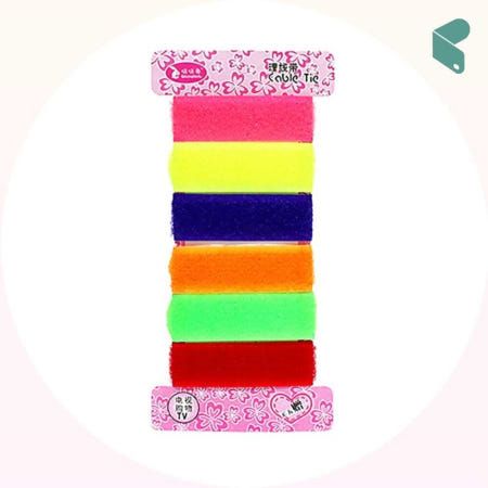 DOCPICK10261TO협력사 케이블타이 탈부착 테이프 6p 찍찍이 벨크로 타이 전선정리끈 커머스픽201