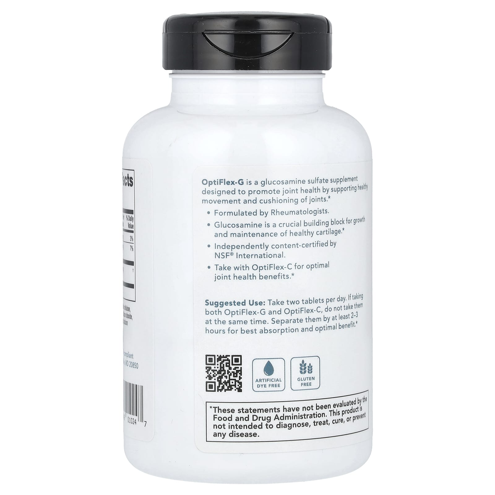 테라로직 옵티플렉스G 글루코사민 1500mg 칼슘 180정, 2개 - 상세 이미지 3