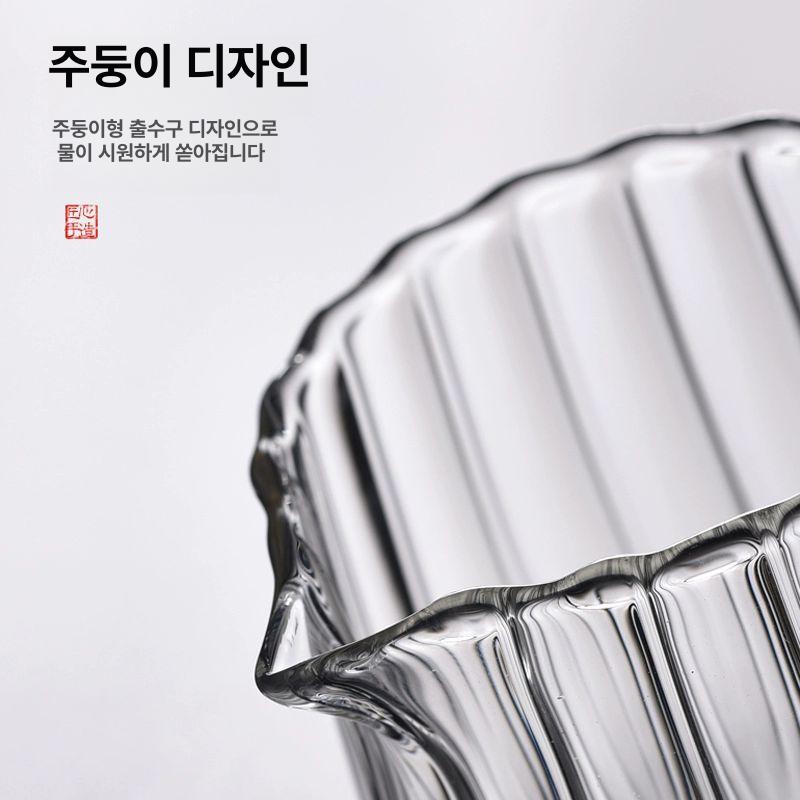 에스프레소 샷잔 내열 우드 손잡이 홈카페 소스볼 투웨이 300ml - 상세 이미지 2