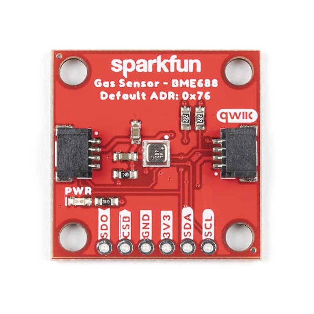 SparkFun 환경 센서 - BME688 기압 가스 스캐닝 VOC (Qwiic) 범위 부품의 10억 온도 및 기타 스캔 당 VSC 습도 ppb - 상세 이미지 3