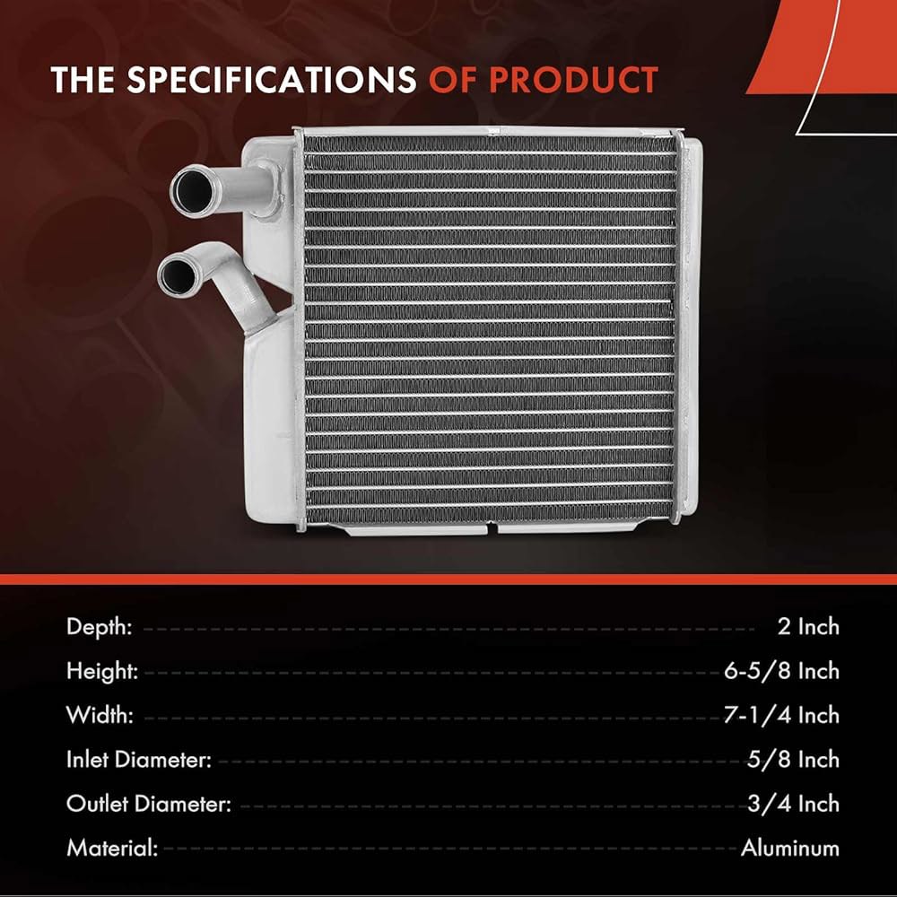 A-Premium HVAC 히터 코어 쉐보레 블레이저 C10 C20 C30 C60 C70 K10 K20 K30 P30 R10 R20 V10 V20 V30 픽업 서버번 및 GMC - 상세 이미지 3