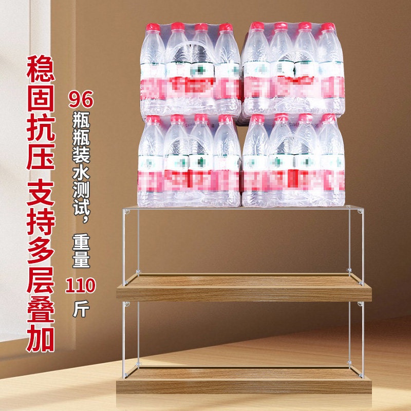 인테리어 전시용 상자 블록 피규어 진열장 아크릴 케이스 보관함 투명 전시함 10cm (내부길이x너비)10x10 - 상세 이미지 4