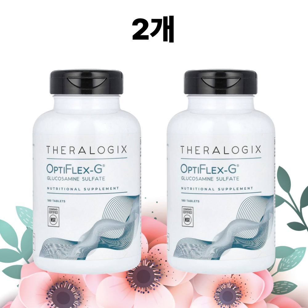 테라로직 옵티플렉스G 글루코사민 1500mg 칼슘 180정, 2개 - 상품 이미지