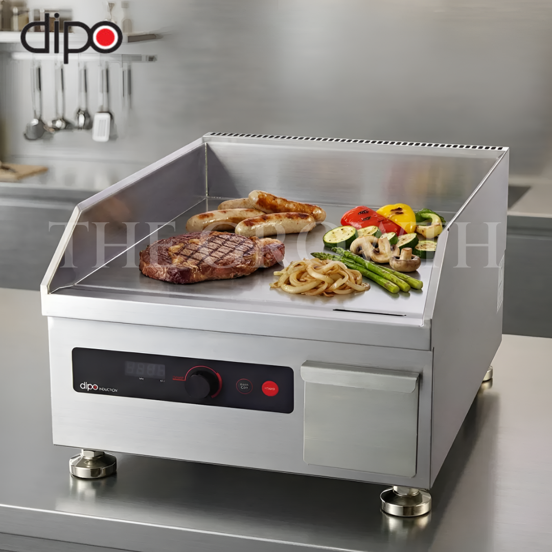 전기그리들 업소용 부침기 디포 인덕션 450 1구 부침개 토스트 그릴 철판 사각 3.5KW