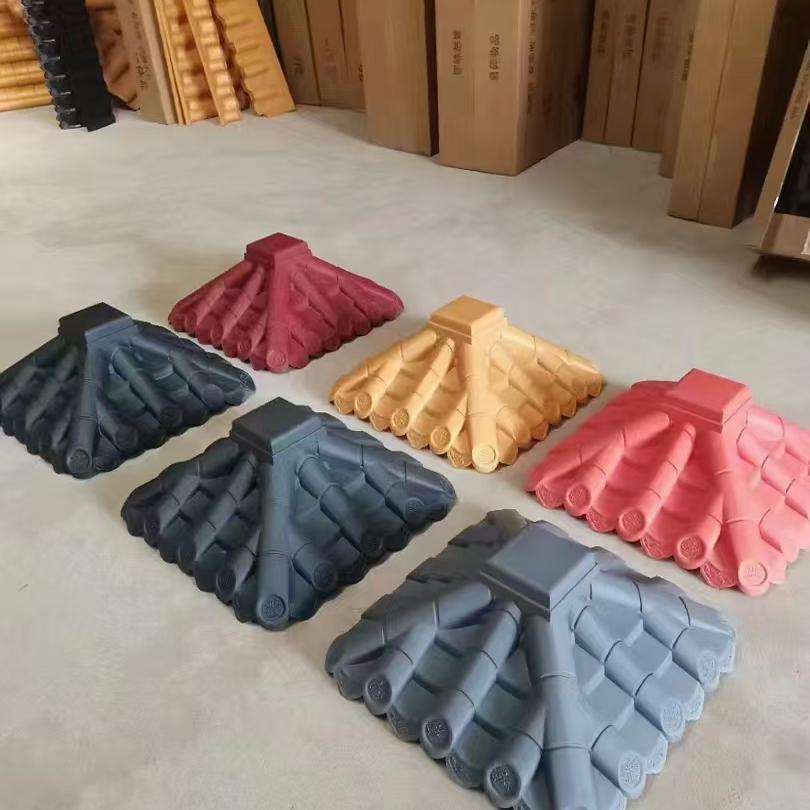 조립식 처마 덮개 인테리어 함석 플라스틱 기와 기왓장 진그레이80 x 80cm - 상세 이미지 3
