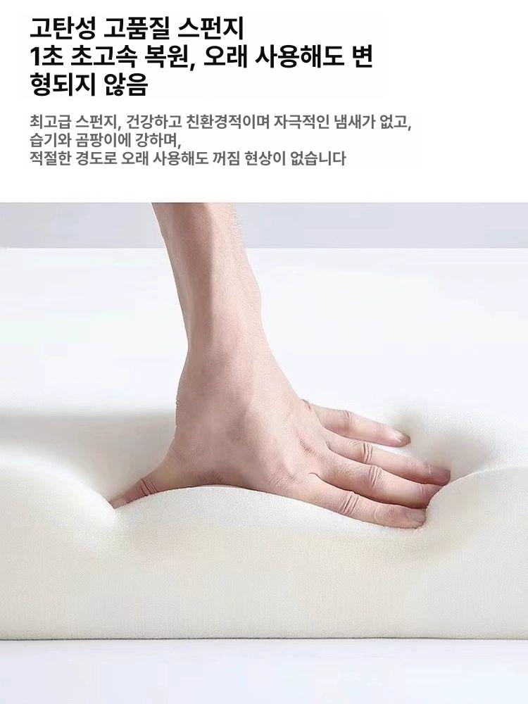 삼각 쿠션 보조베개 연장판 출산용 코어운동 보조 홈짐용 블랙 - 상세 이미지 3