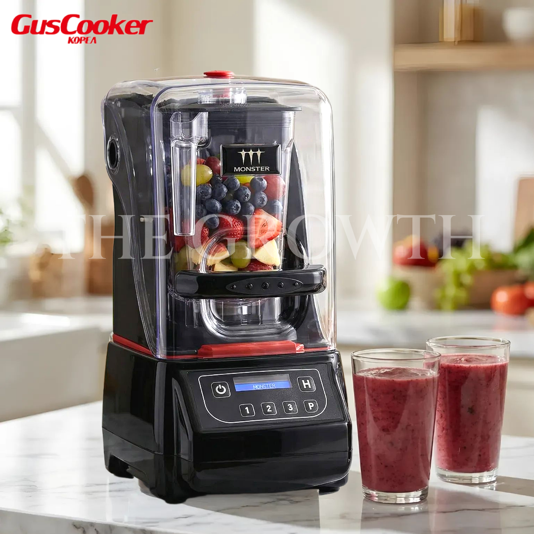 구스쿠커블렌더 몬스터 국산 대형믹서기 초고속 블랜더 얼음분쇄기 영업용 골드믹서 2L+볼1개