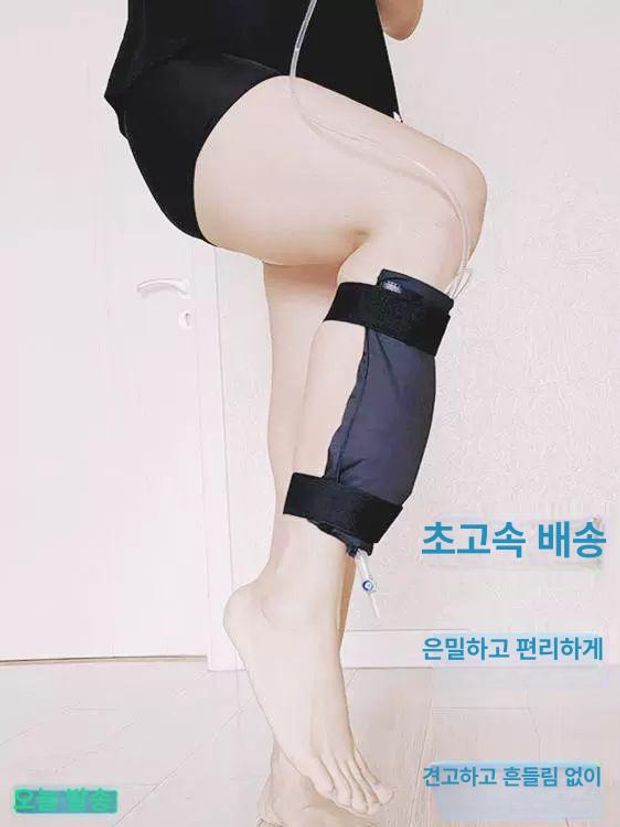 다리 소변 주머니 카테터 고정 유린백 배출 스트랩 케이스 밴드 블랙 - 상세 이미지 3