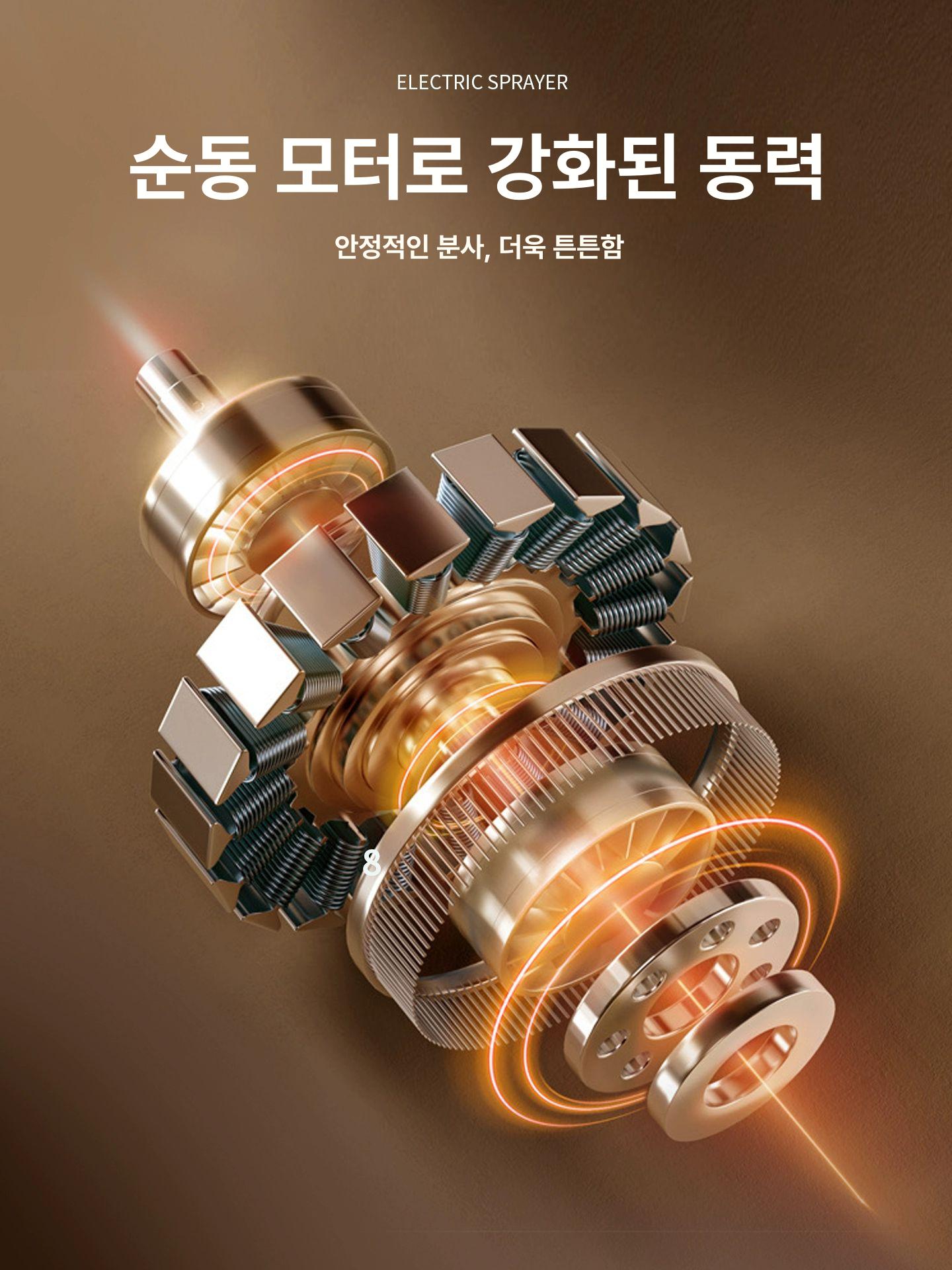 충전식 자동 충전분무기 고압 압축 농사 농업용 살포기 휴대용 제초제 - 상세 이미지 2
