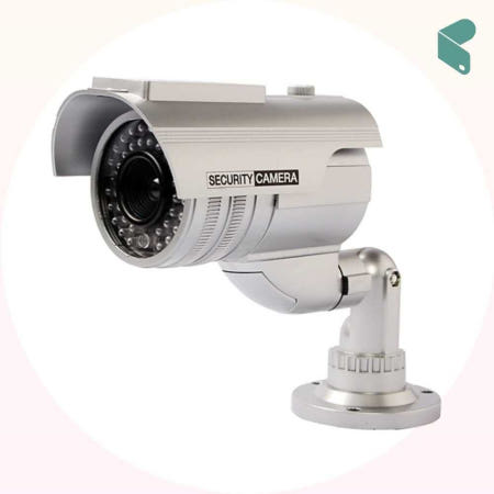 [DOCPICK49178TO협력사]모형 CCTV 태양광 아이존 S4 감시 카메라 가짜 CCTV 보안용품 커머스픽201